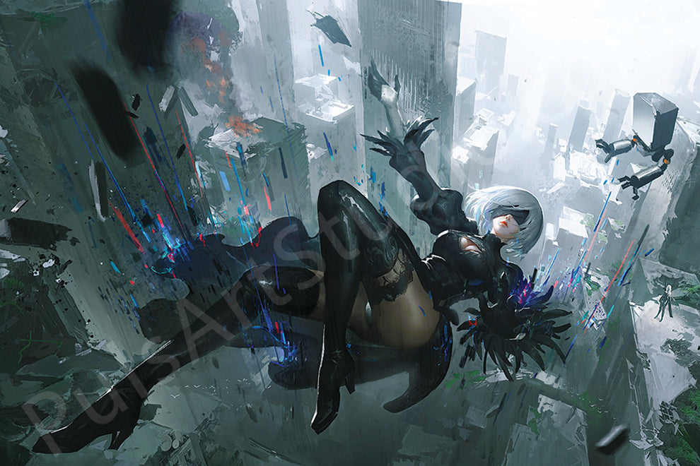 NieR:Automata NieR Replicant キャンバスアートF3 NieR:Automata NieR Replicant キャンバスアートF3