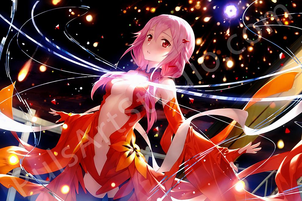 Large Inori Poster from Guilty Crown, art by Snow Dragon – PulsArt