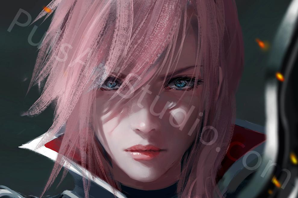FINAL FANTASY XIII ライトニング ポスター Final Fantasy 13 XIII Lightning Claire Farron - 36