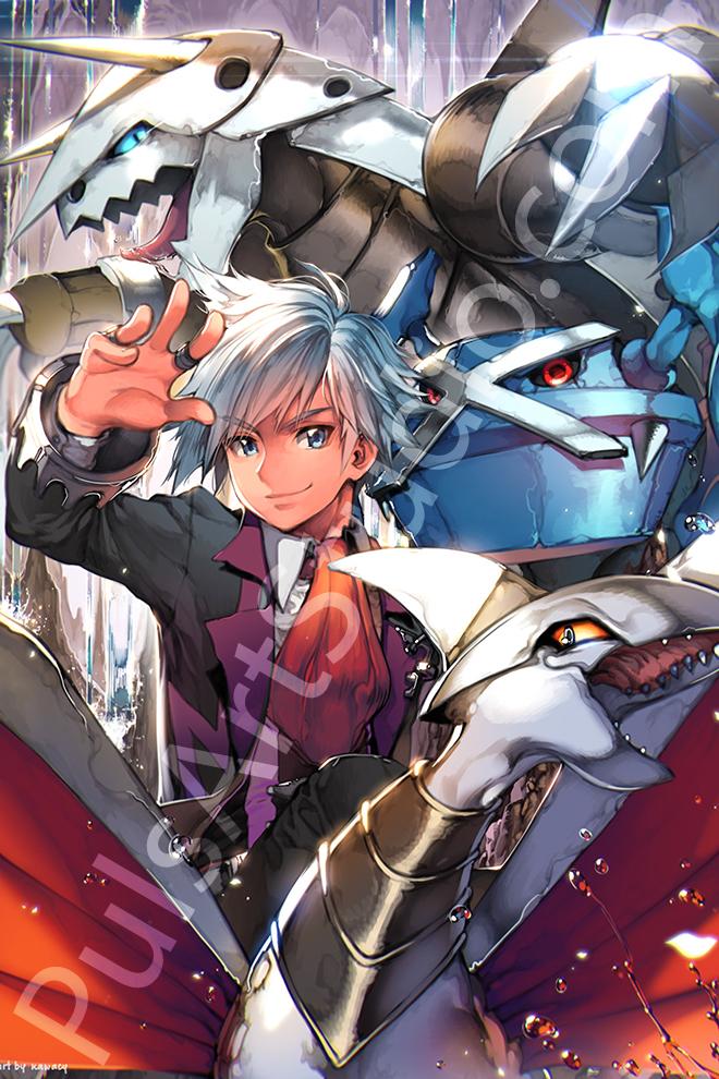 steven stone pokemon card Large Steven Stone Poster from Pokemon, art by Kawacy – PulsArt Studio