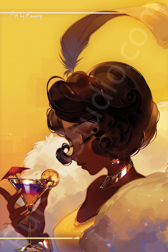 Large Princess Tiana Poster from The Princess and the Frog art by