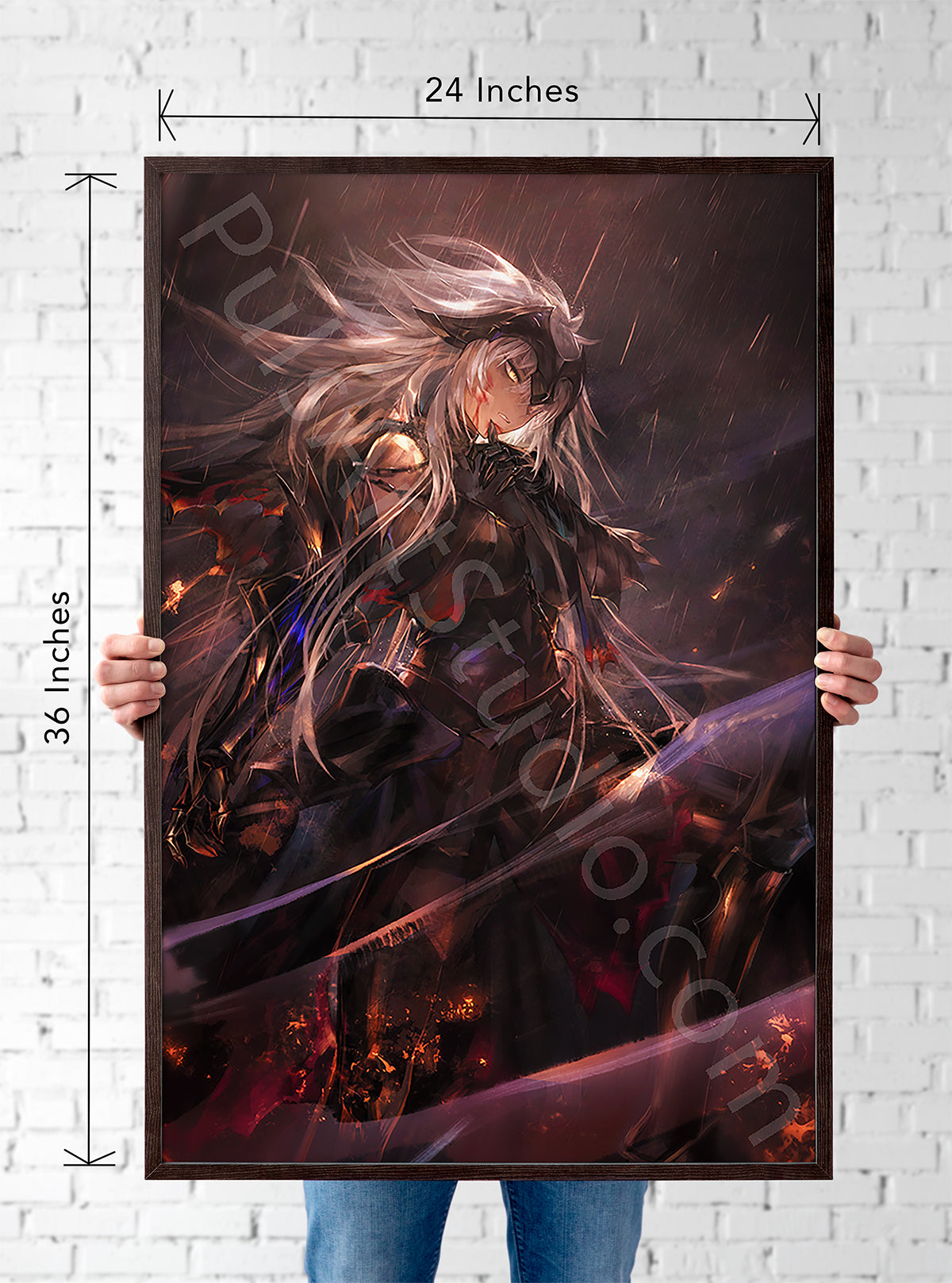 Jalter Renders XL Vinyl Canvas | Jeanne Alter (Jalter) from Fate | Art by Azomo ...