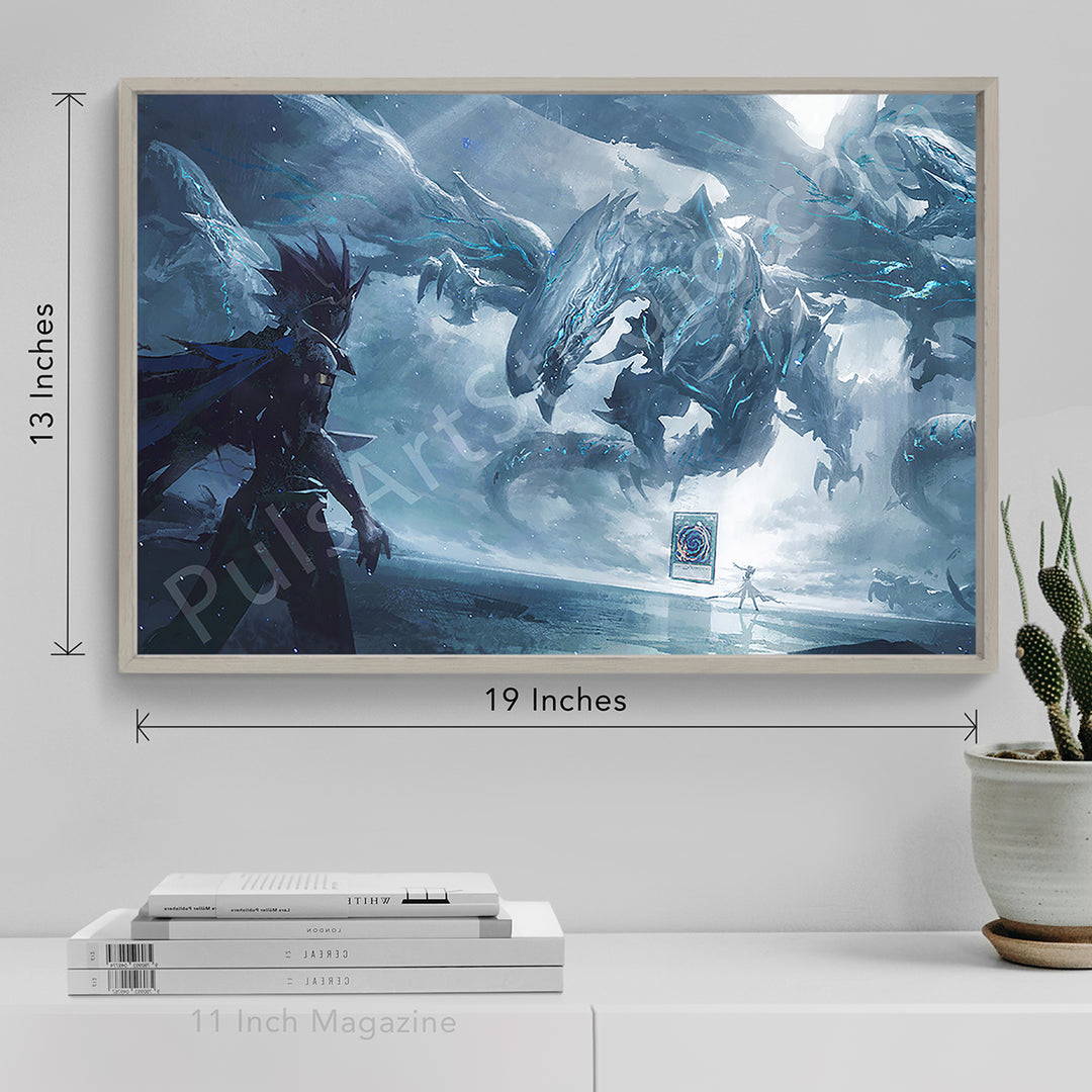 Yugi vs Kaiba Poster from Yu-Gi-Oh, art by Kawacy – PulsArt Studio