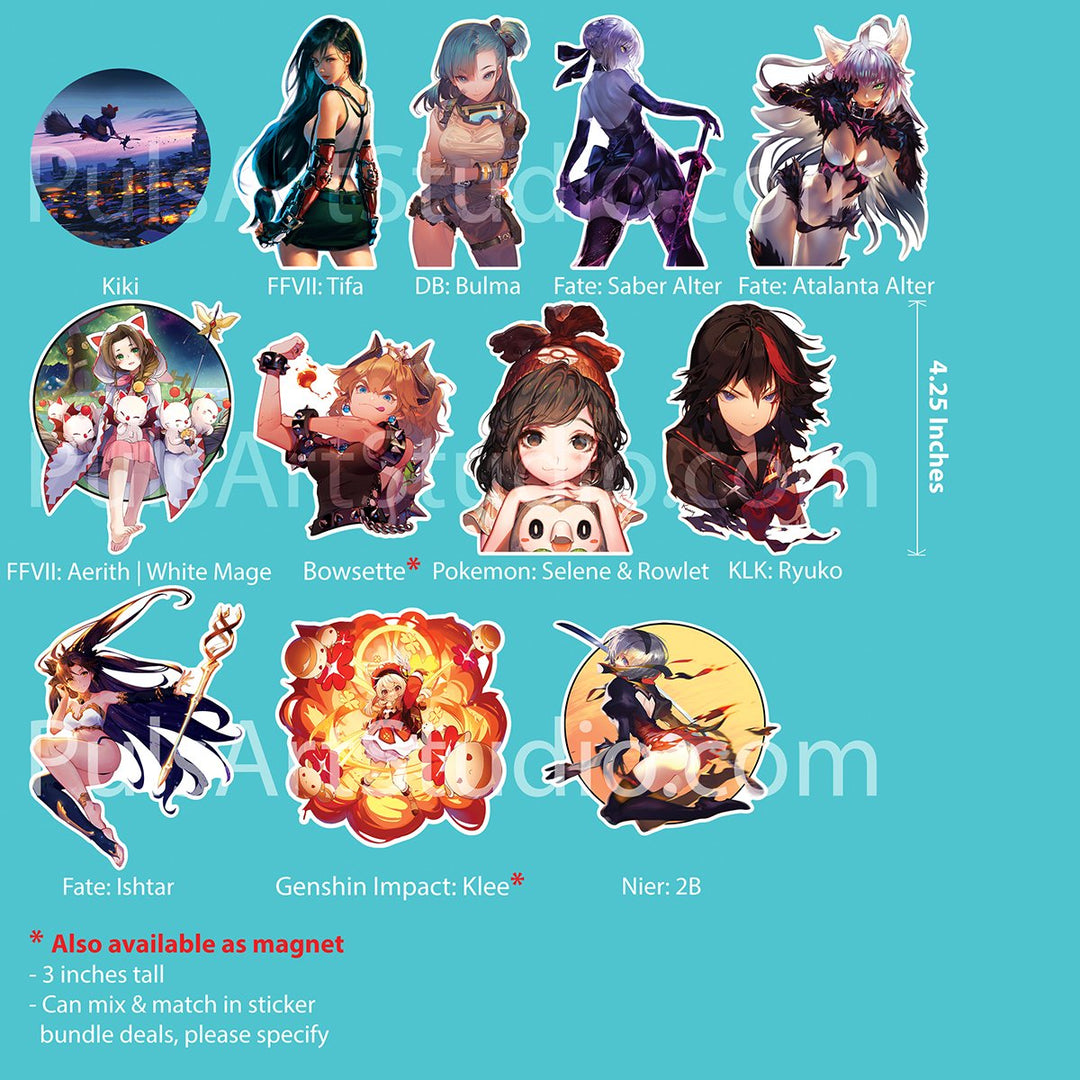 Tifa Lockhart | Final Fantasy 7 (FFVII) | For Laptops, Water