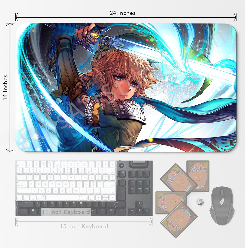 Kakemono Legend Of Zelda Breath Of The Wild - Tissu 100x40 Cm - Tableau à Rouler Déco Chambre Gamer - 8