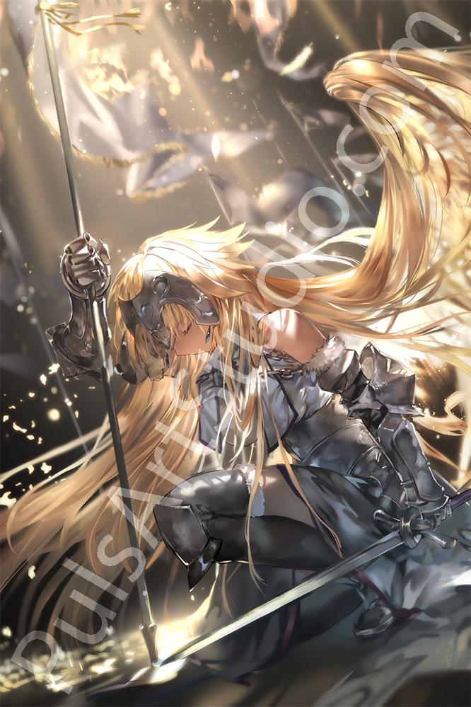 Large Jeanne (Ruler) Poster from Fate, art by Azomo – PulsArt Studio