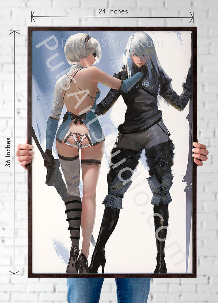 A2 2B カードスリーブ＆プレイマット Nier:Automata ニーア 1/3スケール 2B（ | スタチュー | プライム1スタジオ