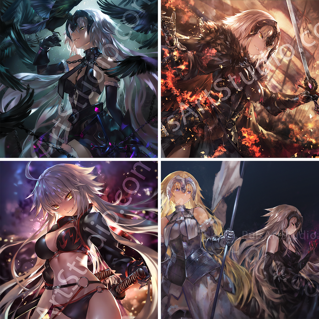 Fate ♥ Jeanne Alter 4x Poster Bundle! – PulsArt Studio