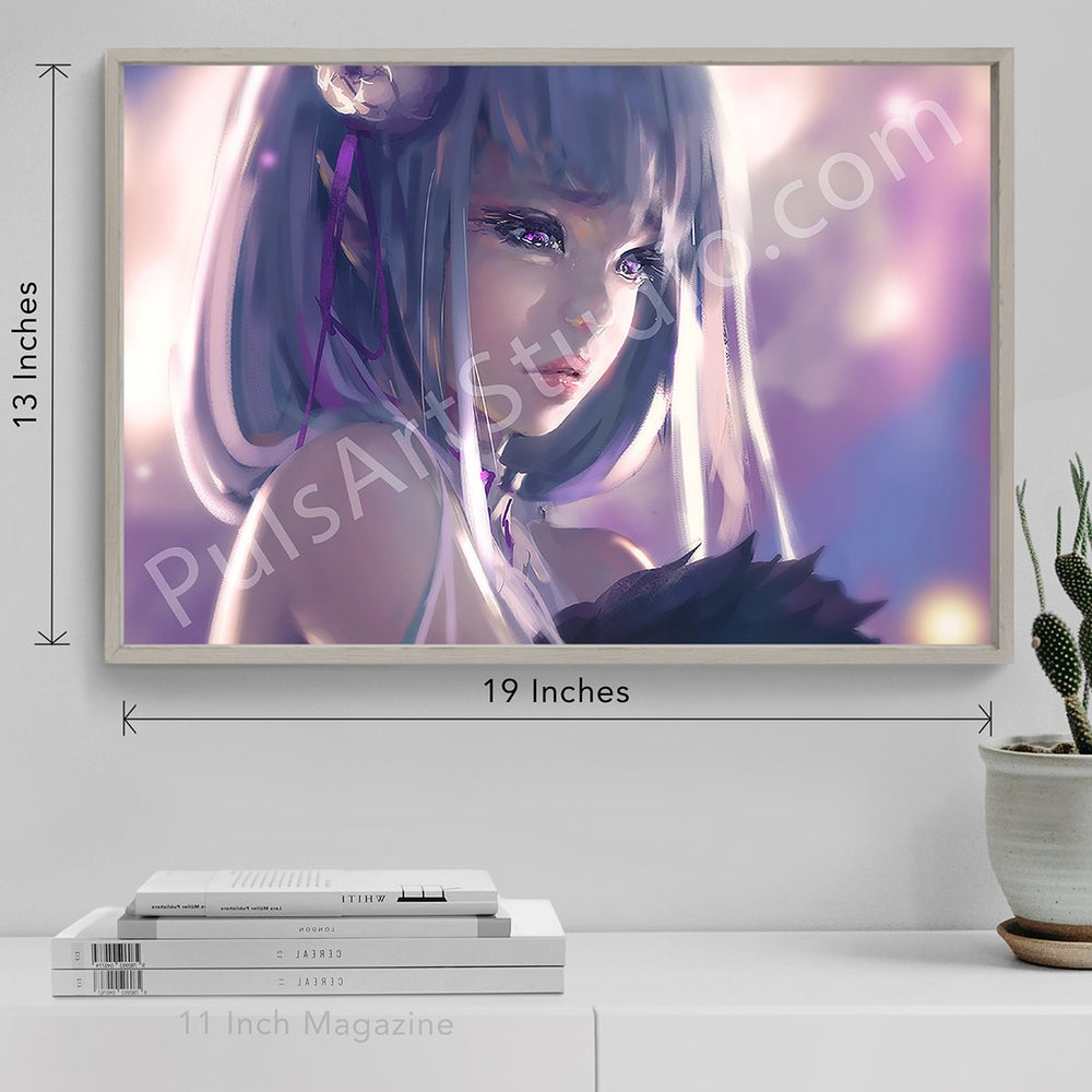 Large Rem Poster from Re:Zero, art by Azomo – PulsArt Studio