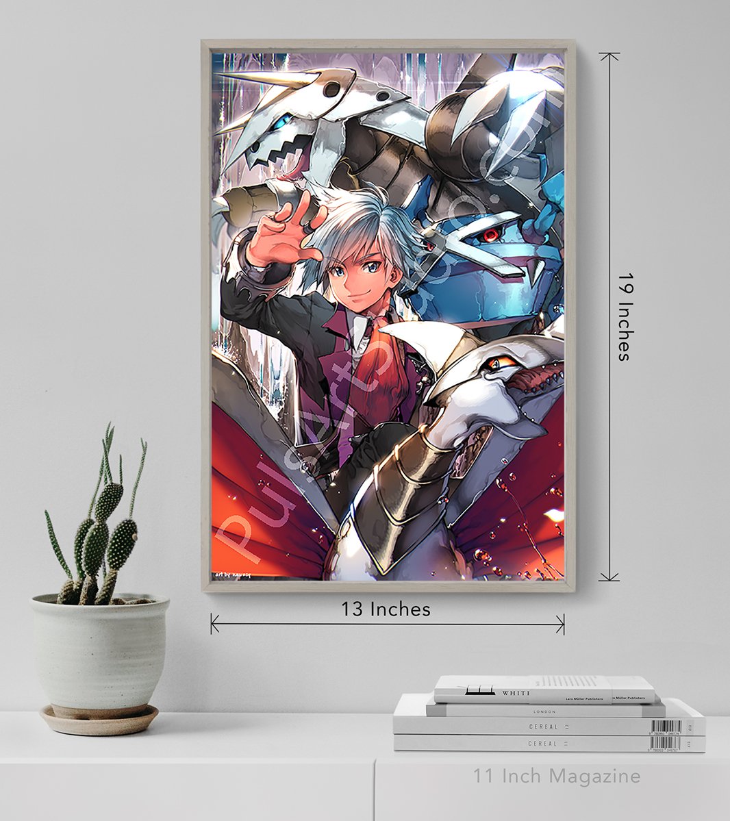 steven stone pokemon card Large Steven Stone Poster from Pokemon, art by Kawacy – PulsArt Studio