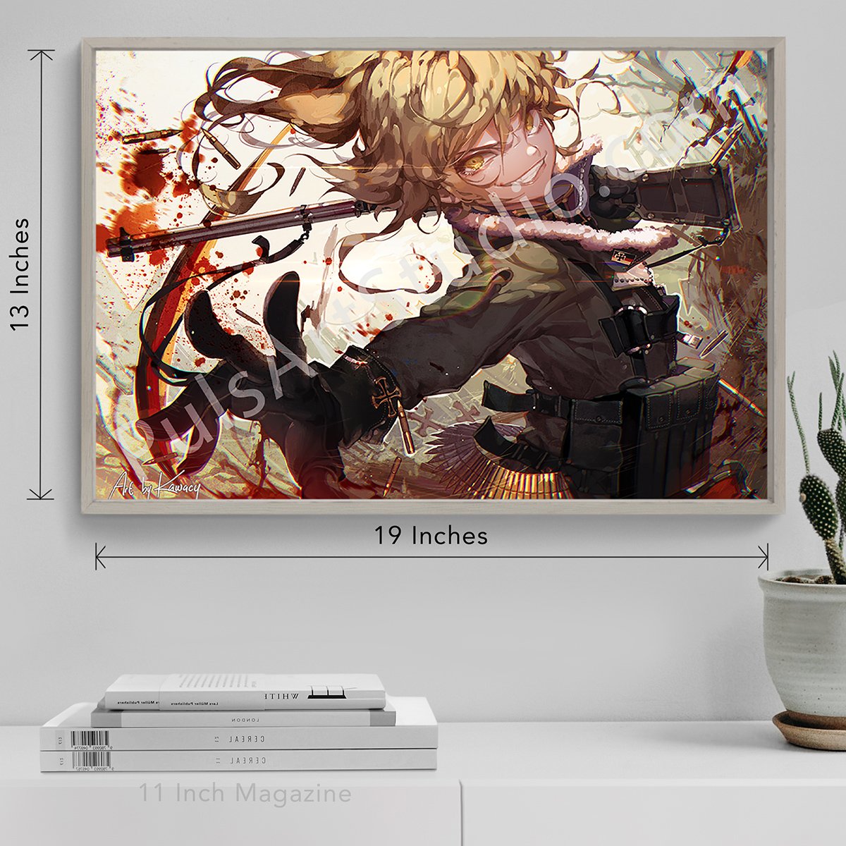 Large Tanya Poster from Saga of Tanya the Evil (Youjo Senki), art