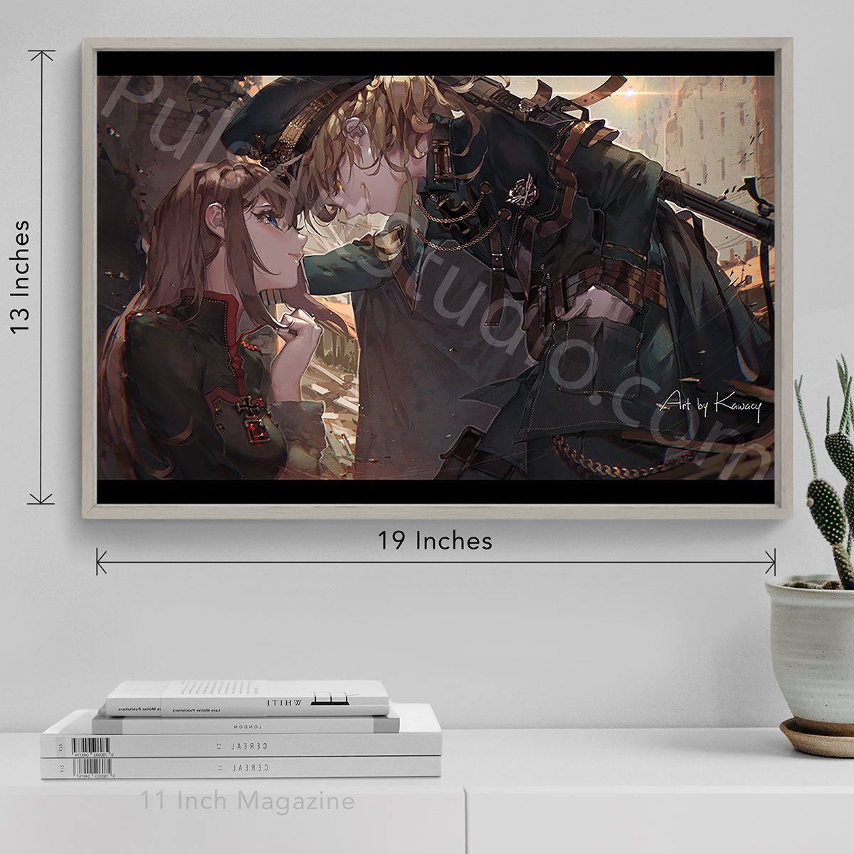 Large Viktoriya & Tanya Poster from Saga of Tanya the Evil (Youjo