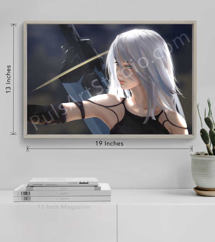 NieR: Automata A2 ポスター yorha-studio-1-4-scale-nier-